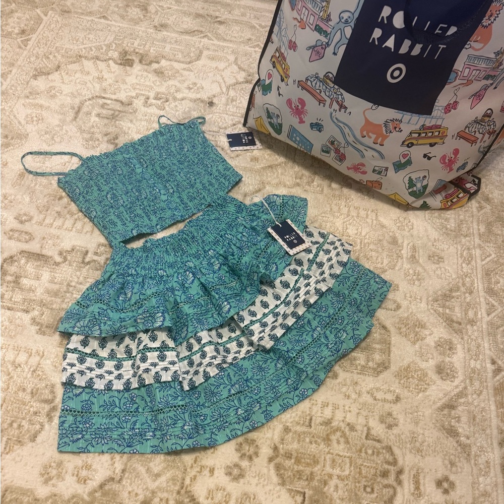 Limited Edition Roller Rabbit Smocked Set
